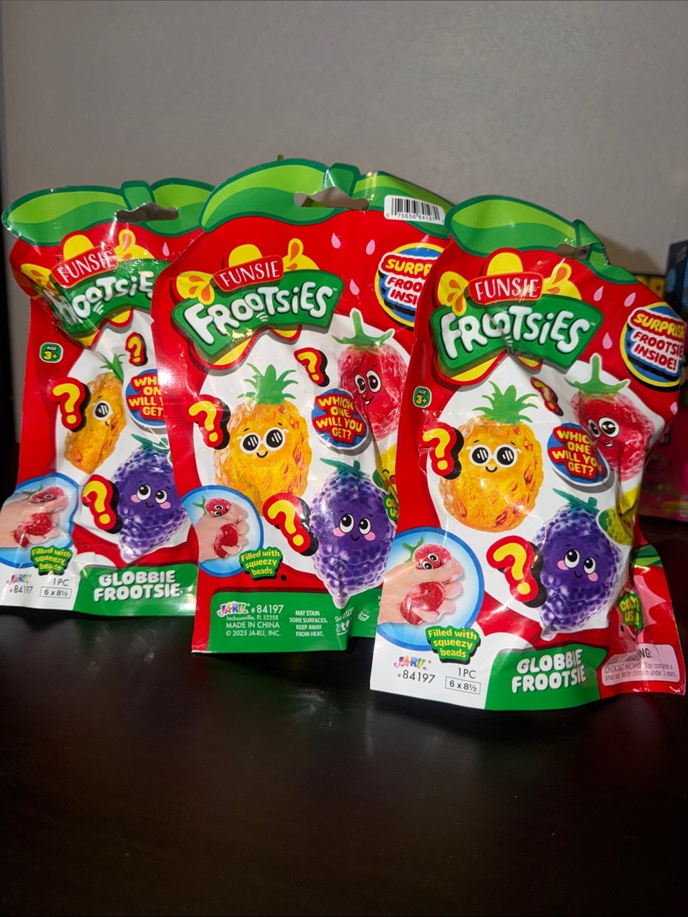 Globbie Frootsie Kids Toy - pack of 3 bags which one will you get??